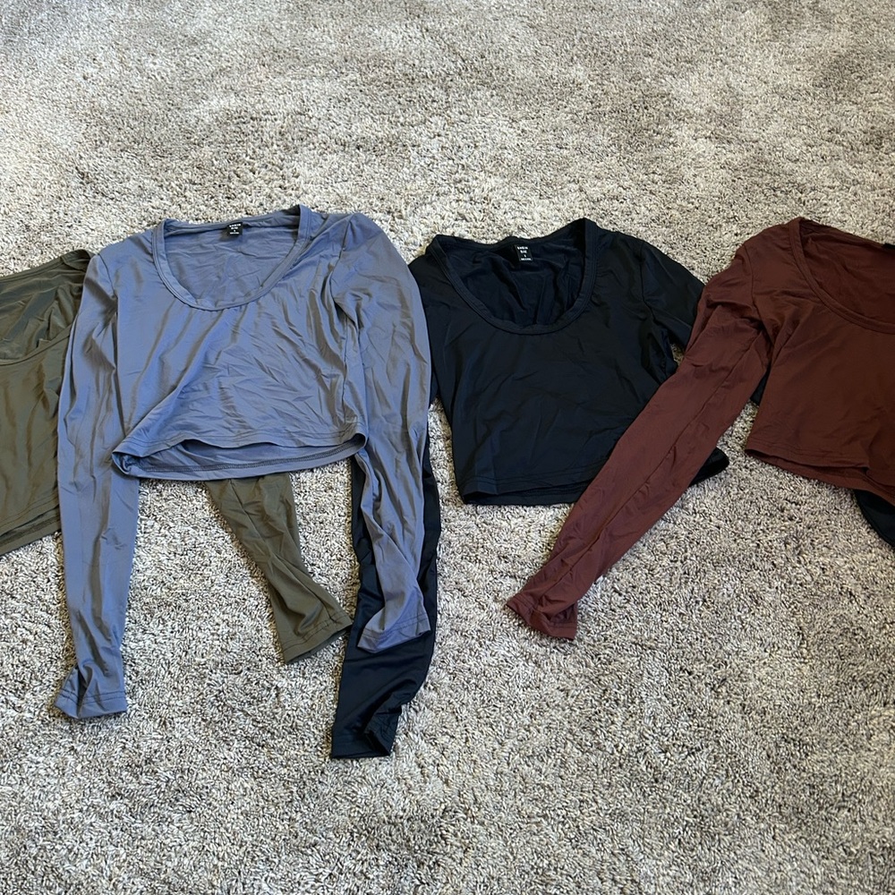 Shein workout tops 4 pack NWOT size small